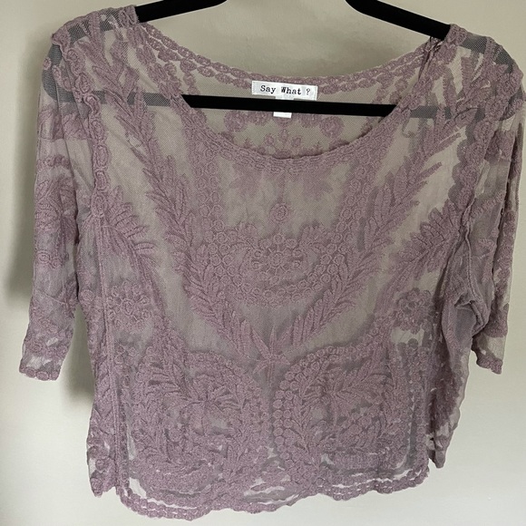 Boho sheer top - Picture 4 of 5